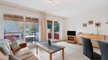 Fernseher, DVD-Player, Stereoanlage