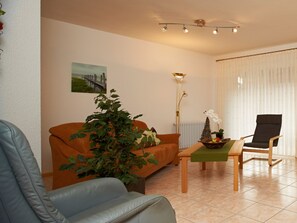 TV, DVD player, stereo