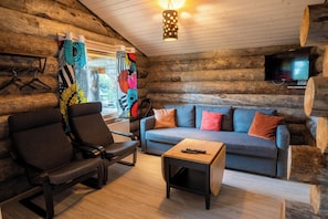 Fernseher, Kamin