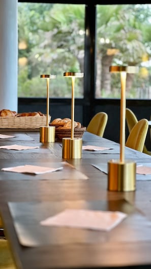 Daily buffet breakfast (EUR 13 per person)