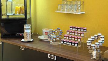 Daily buffet breakfast (EUR 13 per person)