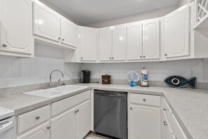 Condo, Multiple Beds (Capri by the Gulf 126) | Private kitchen