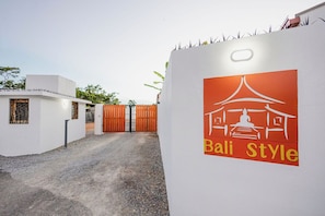 Fassade der Unterkunft