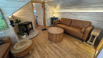 TV connectée, cheminée