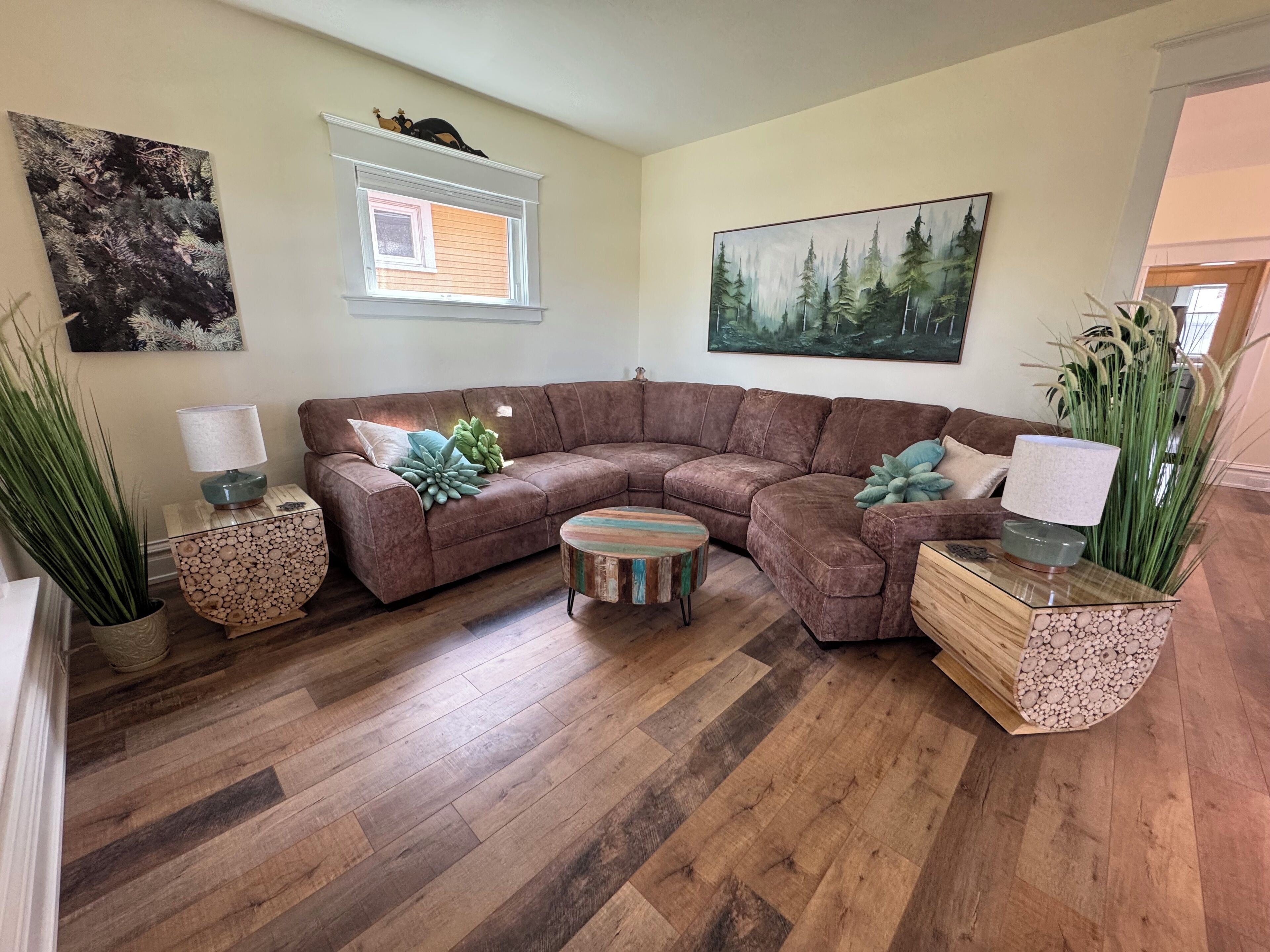 TV connectée, cheminée