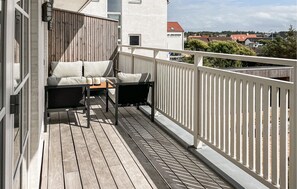 Terrace/patio - Cozy apartment in Blokhus with WiFi (Blokhus)
