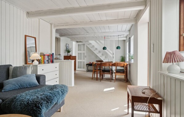 Smart-tv och eldstad