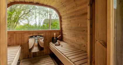 Lovely home in Thyholm with sauna