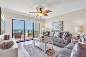 Condo, Multiple Beds (Land's End 11-306 Beach Front - Premi) | Living area - Land's End 11-306 Beach Front - Premier (Treasure Island)