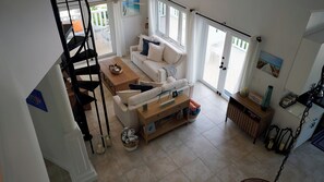 Smart TV, stereo - Charming 4-bedroom villa in Grace Bay - 2 minute walk to the Beach (Grace Bay)