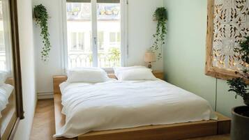 2 Schlafzimmer, Reisekinderbett, WLAN, Bettwäsche