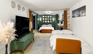 1 chambre, fer et planche à repasser, Wi-Fi, draps fournis