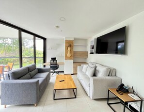 Zimmer, 1 Schlafzimmer, barrierefrei, Raucher | Wohnzimmer