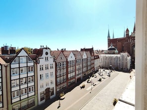 Blick von der Unterkunft