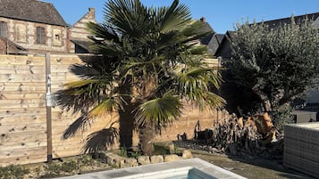 Piscine extérieure, piscine chauffée