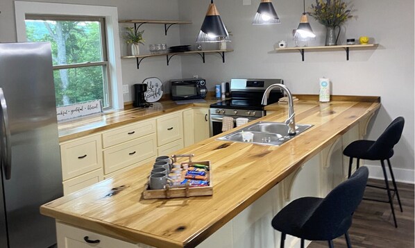 Microwave, oven, stovetop