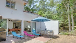 Outdoor dining - SIGNOSSE OCÉAN, Villa 6 people (SEIGNOSSE)
