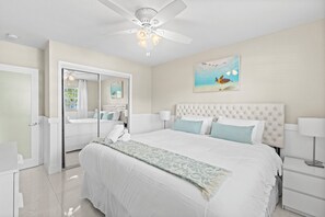 Desk, iron/ironing board, travel crib, free WiFi