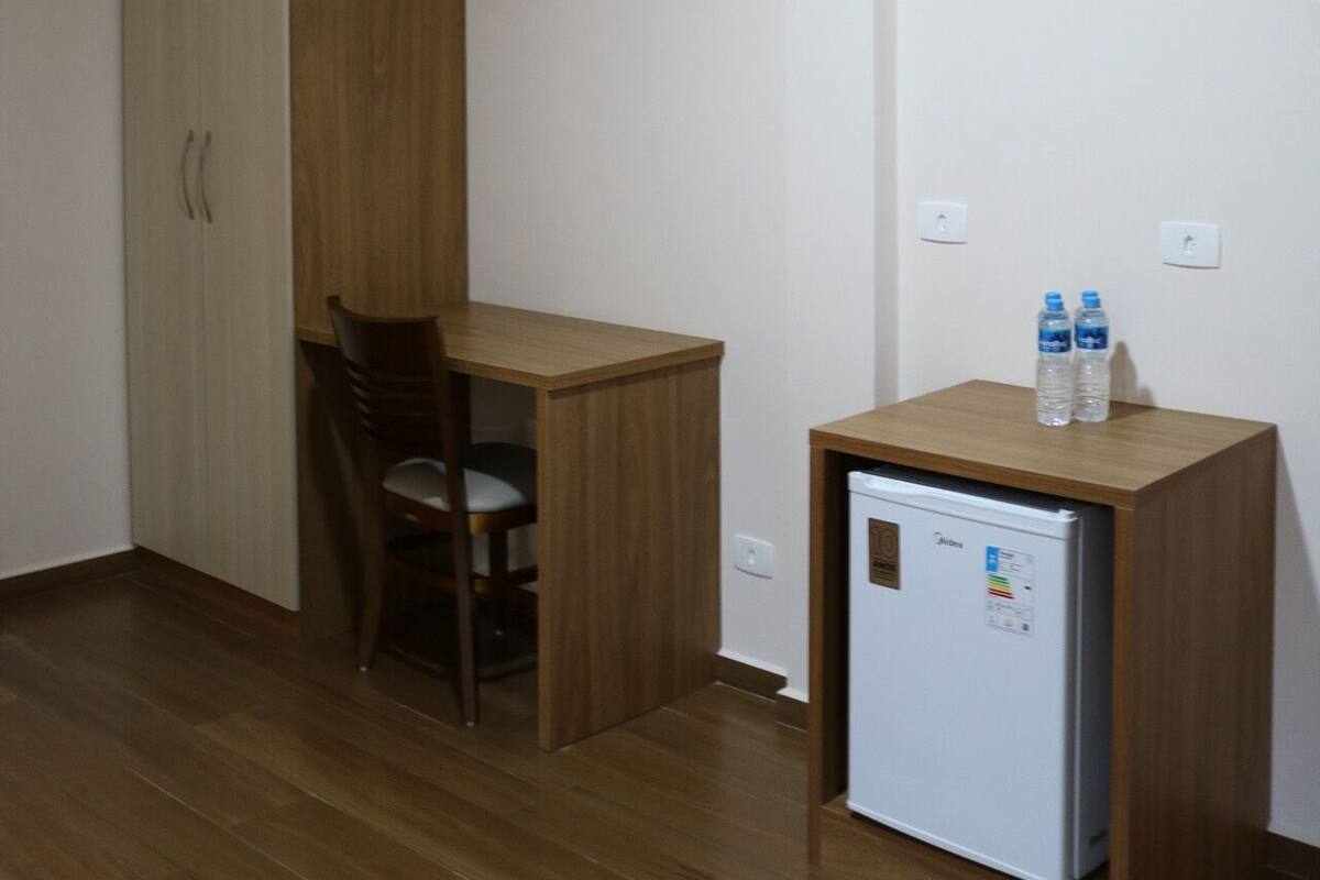 Desk, laptop workspace, free WiFi