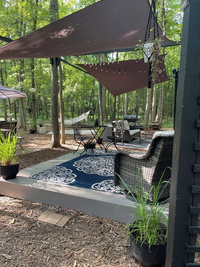 Cozy RV with 1 bedroom  extra bed ,in charming Porter 4 miles away from the lake