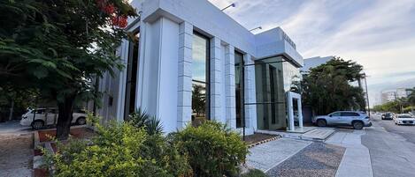 Façade de l’hébergement