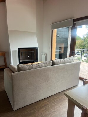 TV connectée, cheminée