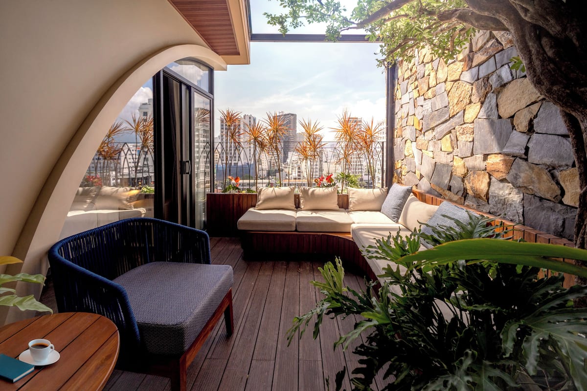 Habitación de diseño doble (Terrace Suite) | Balcón