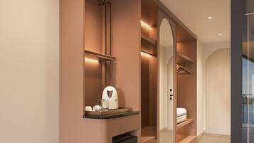 Junior dubbelrum (Champa Junior Suite) | Garderob