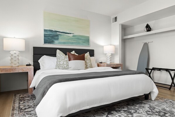 1 chambre, bureau, fer et planche à repasser, Wi-Fi gratuit