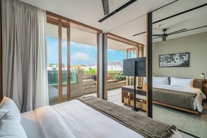 Lejlighed - 1 soveværelse - ikke-ryger - balkon | Pengeskab på værelset, gratis Wi-Fi, sengetøj