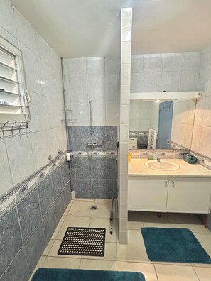 Towels, soap, toilet paper