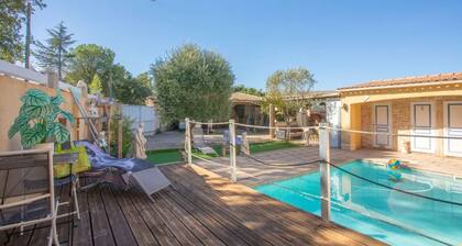 Gite for 4 people in house with swimming pool