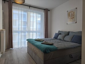 1 bedroom, iron/ironing board, travel crib, free WiFi