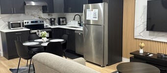 The Cozy Parlor- a stylish and family-friendly space that feels just like home.