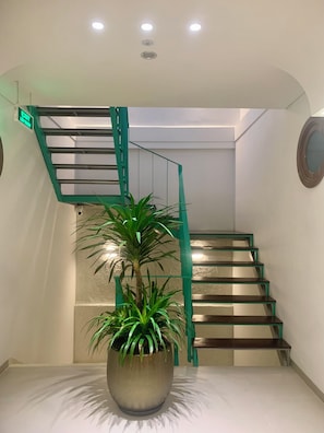 Handrails in stairways