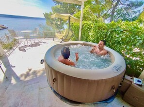 House (Three Bedroom House) | Balcony - Beach House - 2m From Beach (Starigrad)