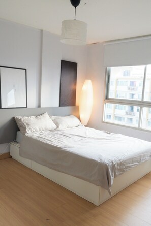 1 soverom, strykejern/-brett, wi-fi og sengetøy