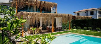 3-bedroom villa in pleasant Hisarönü with WiFi, AC