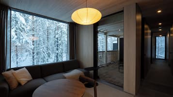 Standard-Villa, Gartenblick | Wohnbereich