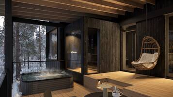 Vila luxo, vista para o rio | Terraço/pátio