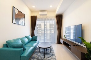 Standard-Apartment, 2 Schlafzimmer | Wohnbereich