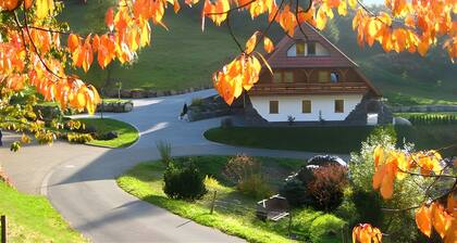 Ferienwohnung '2' mit Bergblick, gemeinsamer Terrasse und WLAN