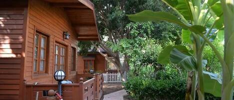 Traditional Bungalow, Balcony, Garden View