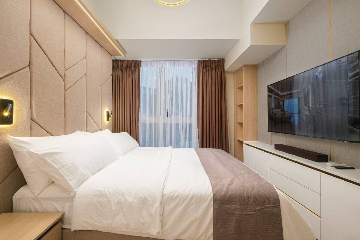 Appart'hĂŽtel Luxe, balcon, vue ville | Fer et planche Ă repasser, Wi-Fi gratuit