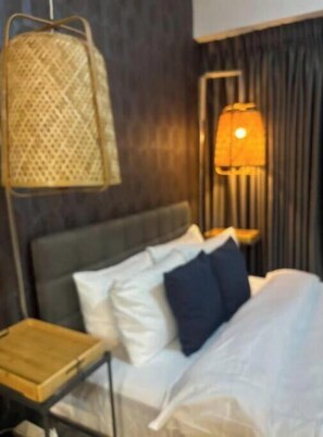 1 bedroom, iron/ironing board, bed sheets