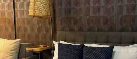 1 bedroom, iron/ironing board, bed sheets
