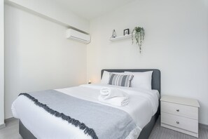 Apartment, City View | Blackout drapes, iron/ironing board, free WiFi - Amore 2-BR Apt By Finikoudes (Larnaca)