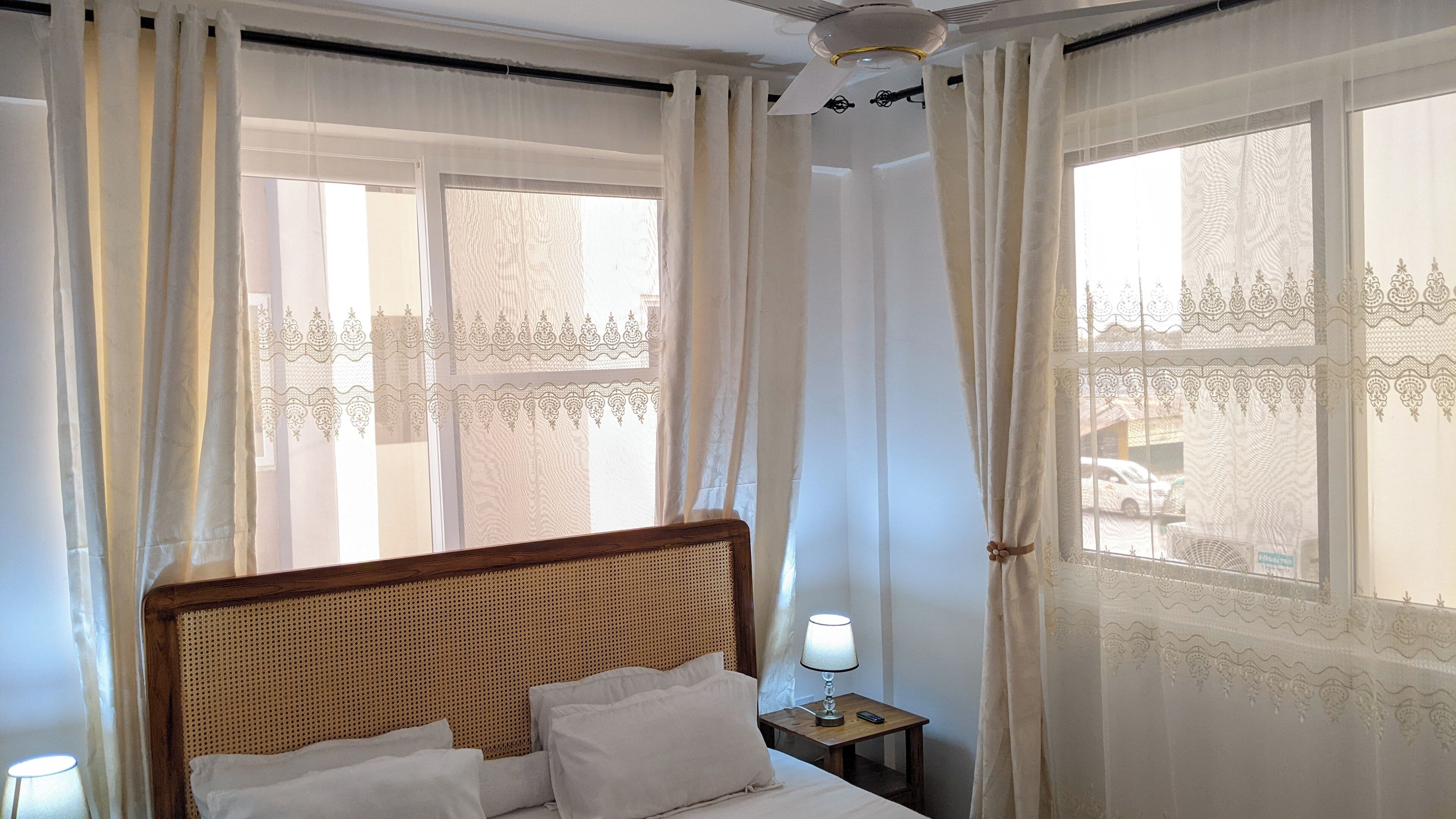 3 dormitorios, tabla de planchar con plancha, Internet y ropa de cama