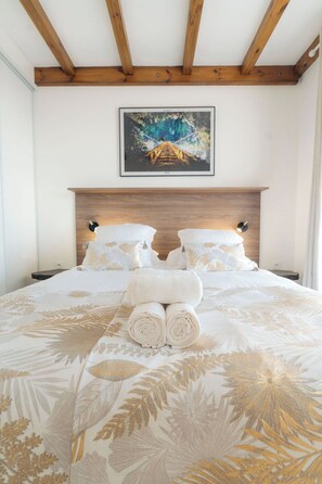 4 habitaciones, internet, ropa de cama y acceso para silla de ruedas