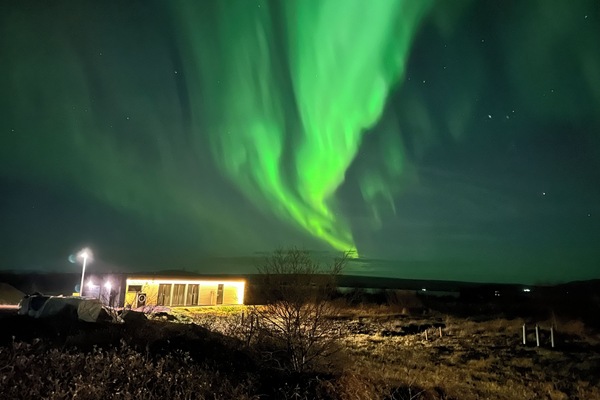 Nordic lights above the cottage 12.10.25